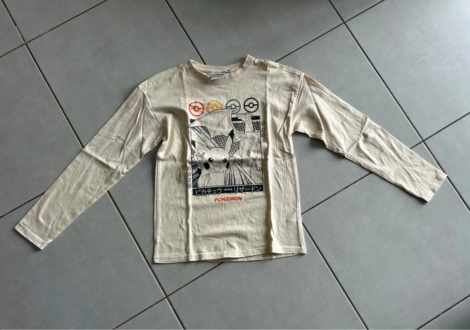 Tee shirt manches longues Pokémon 12 ans